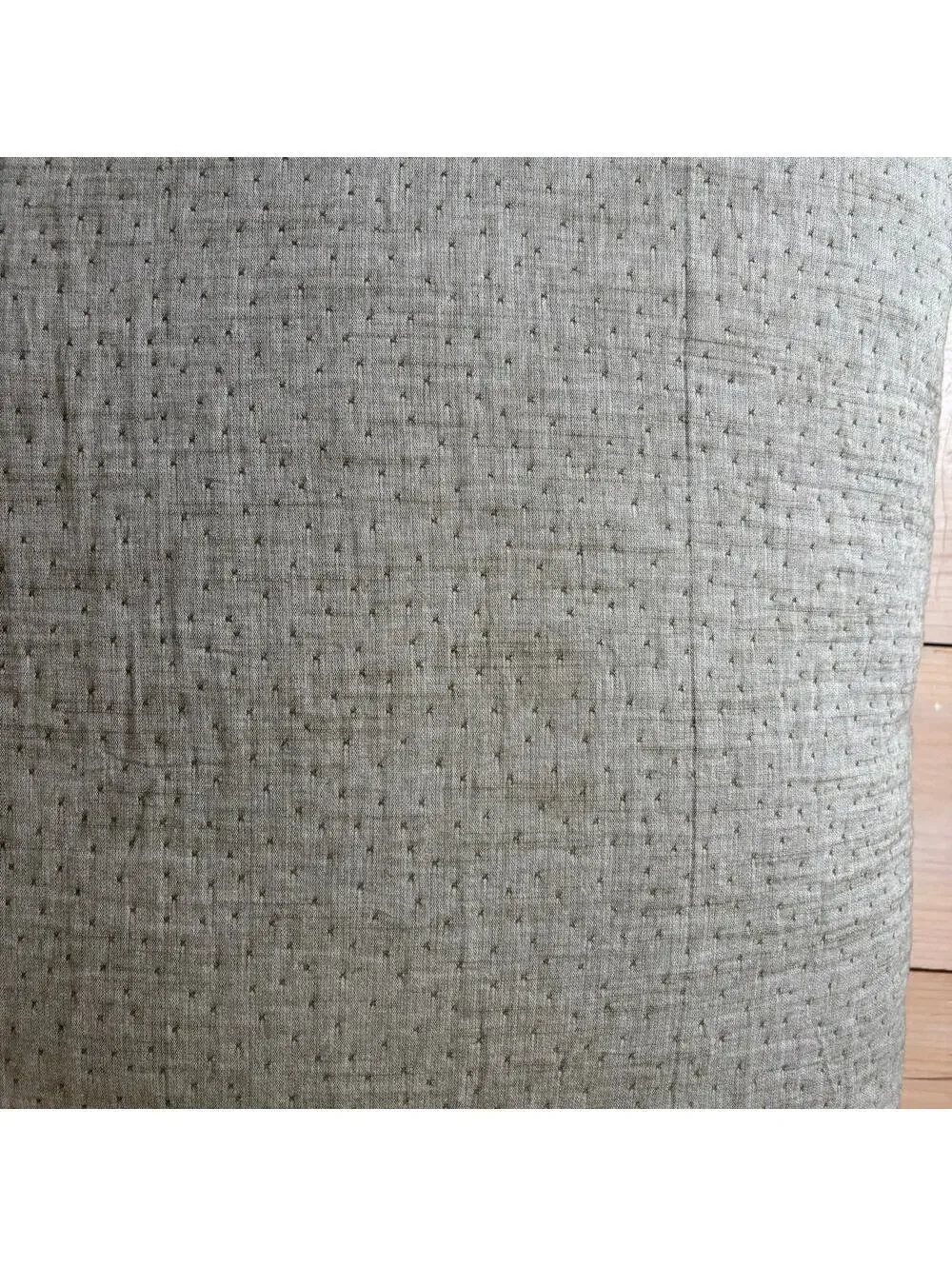 Hearth & Hand with Magnolia NWOT Gauze Stitch Pin Dot Euro Pillow 26x26 Gray
